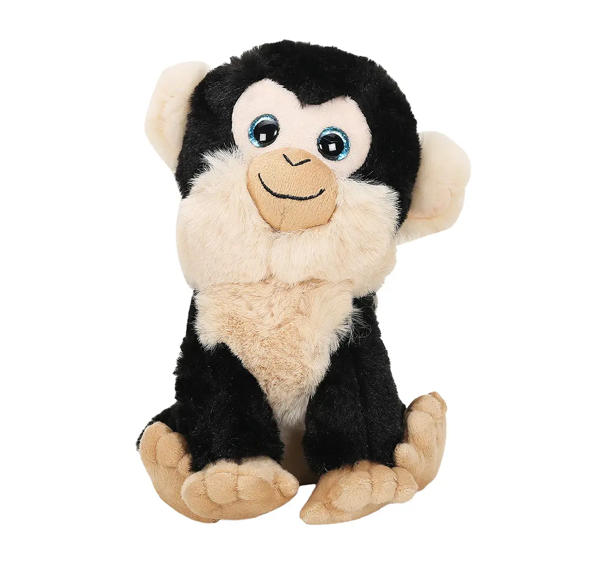 Striders 8 Inch Black Monkey Soft Toy, 3Y+