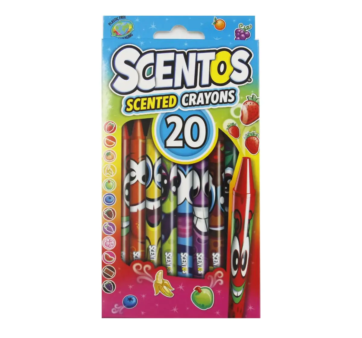 Scentos 20 Crayons, 3Y+