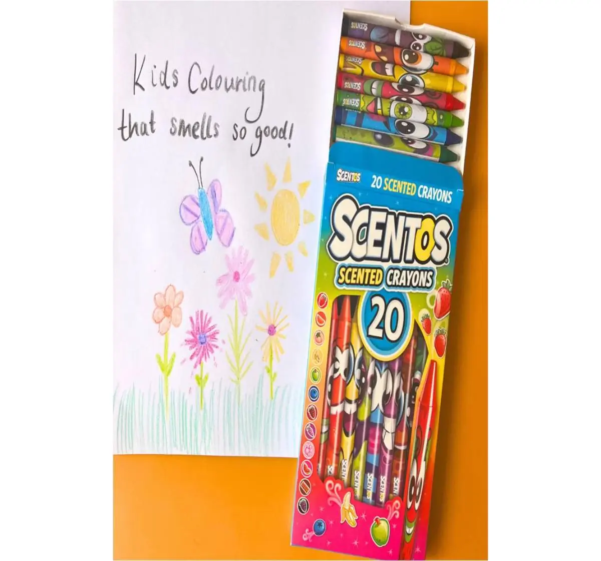 Scentos 20 Crayons, 3Y+