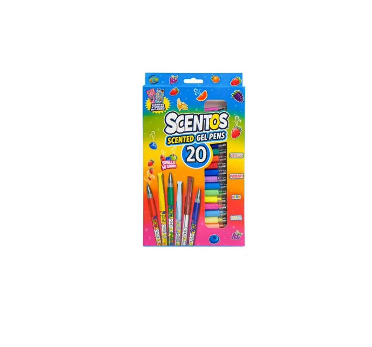 Scentos 20 Gel Pens, 3Y+