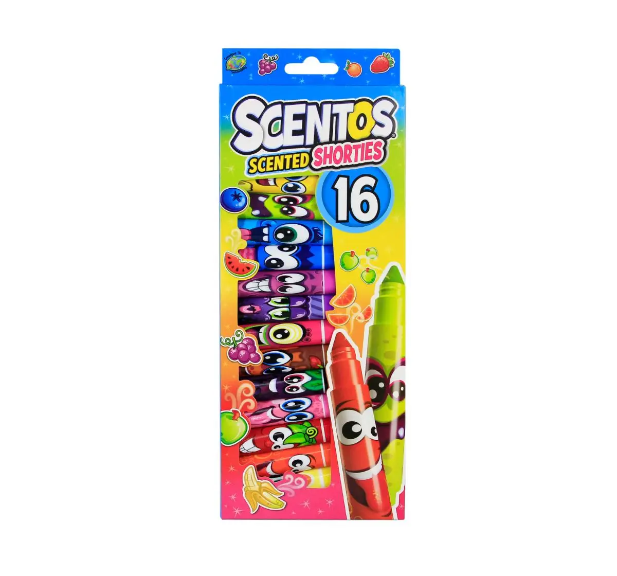 Scentos 16 Shorties Markers, 3Y+