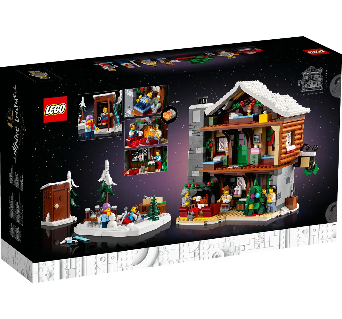 LEGO Icons Alpine Lodge 10325 Building Kit (1517 Pieces)