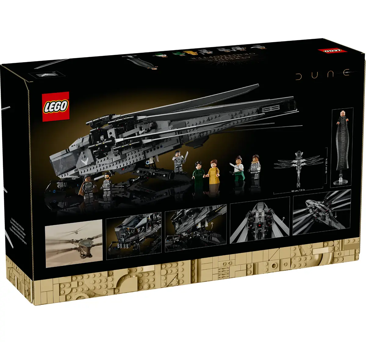 LEGO Icons Dune Atreides Royal Ornithopter Set 10327 (1212 Pieces)