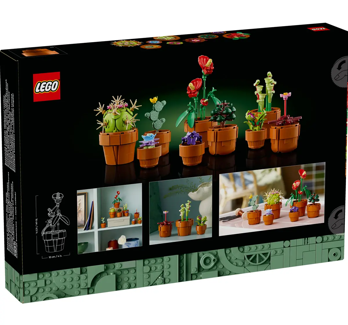 LEGO Icons Tiny Plants Building Set for Adults 10329 (758 Pieces)