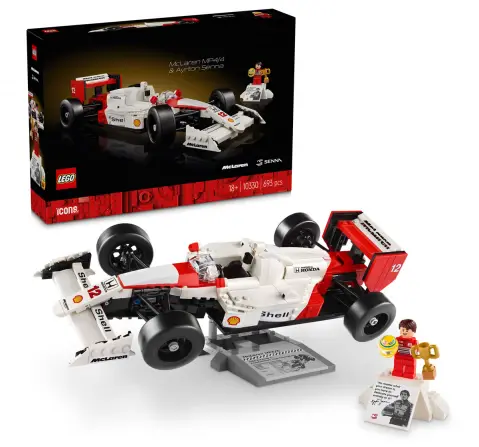 LEGO Icons McLaren MP4/4 & Ayrton Senna Set 10330 (693 Pieces)