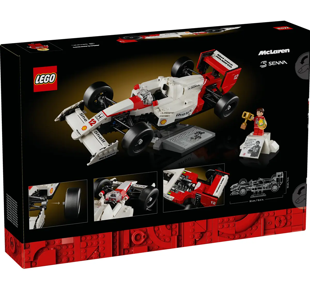 LEGO Icons McLaren MP4/4 & Ayrton Senna Set 10330 (693 Pieces)