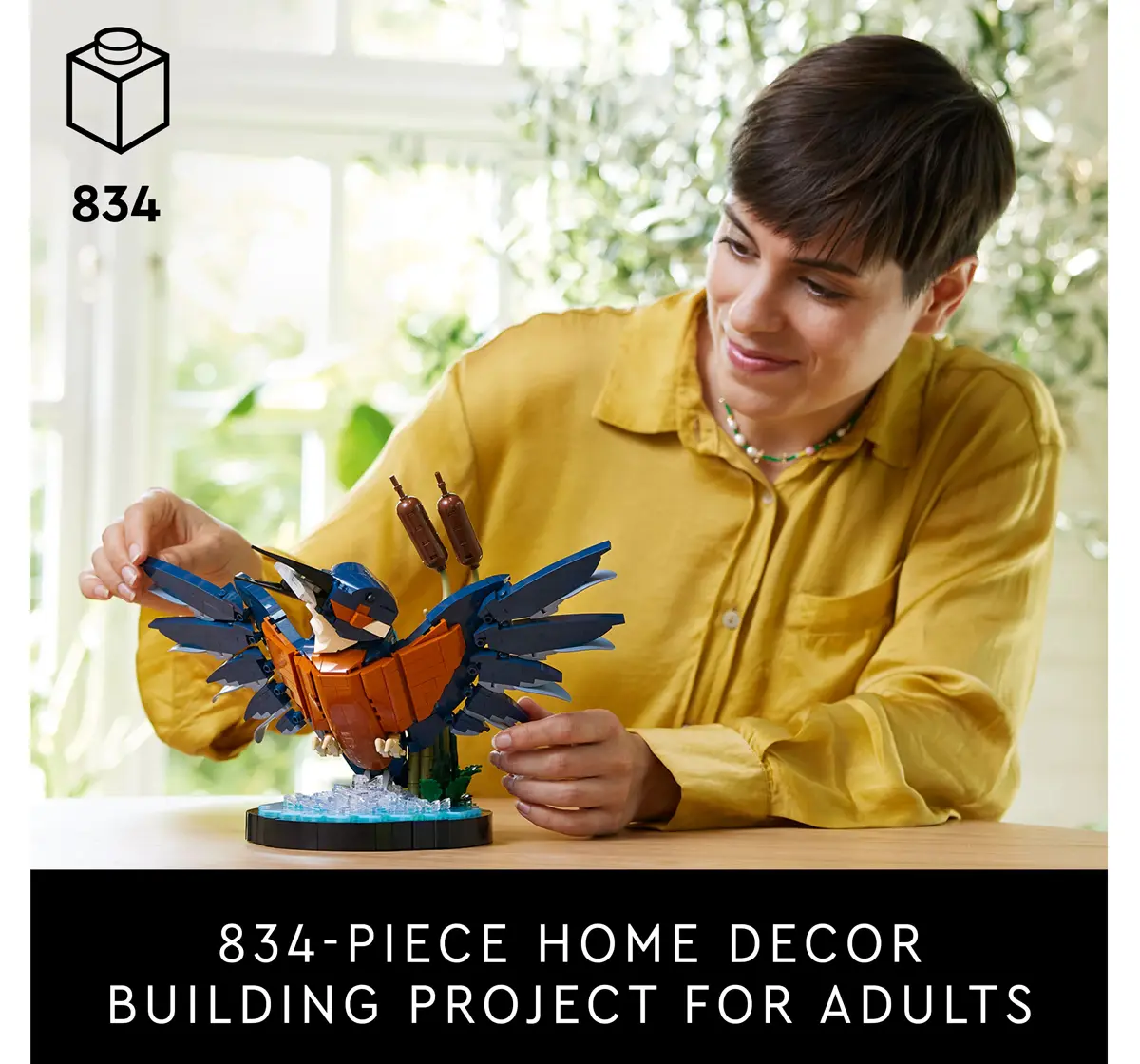 LEGO Icons Kingfisher Bird Building Set 10331 (1212 Pieces)