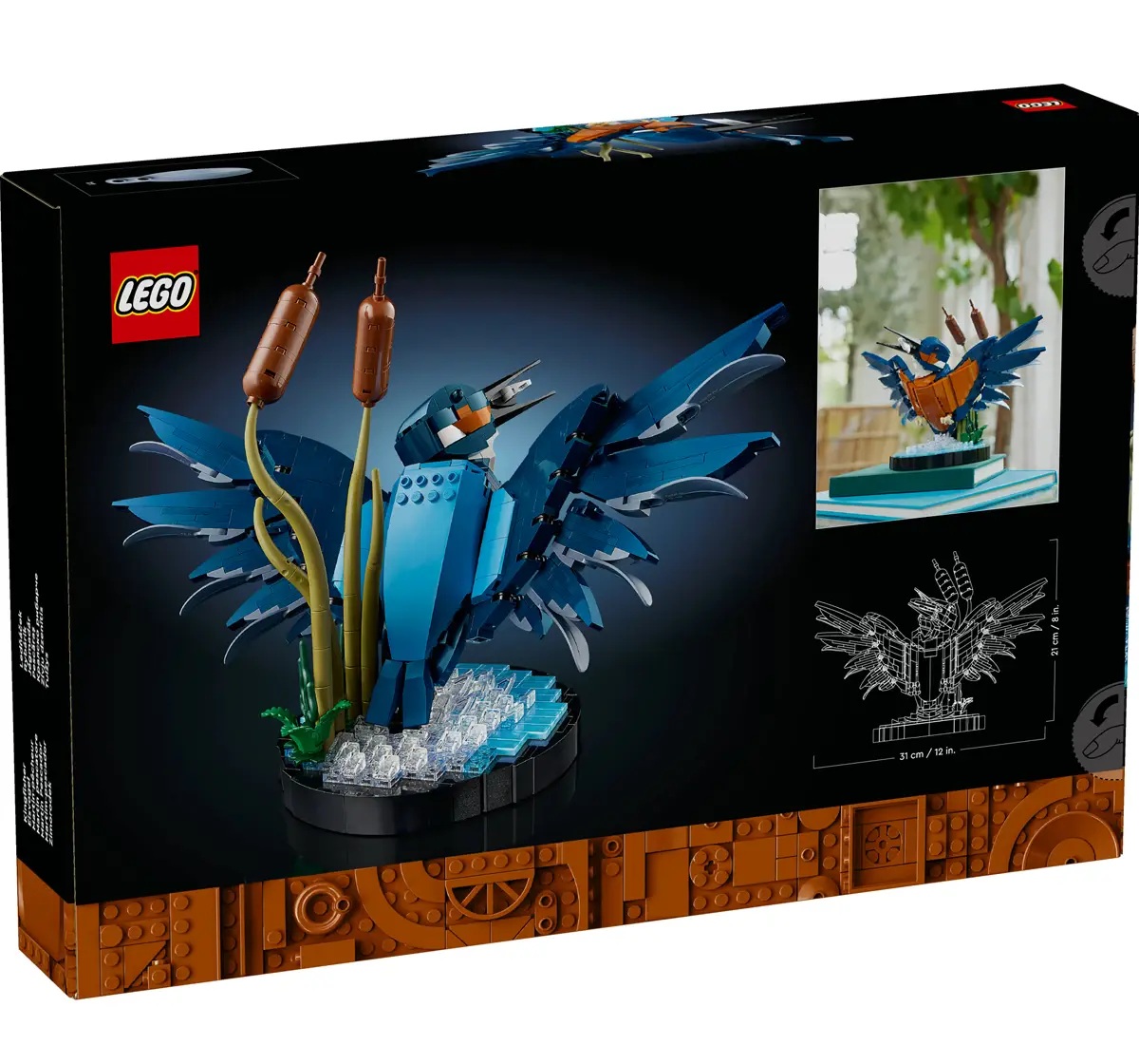 LEGO Icons Kingfisher Bird Building Set 10331 (1212 Pieces)