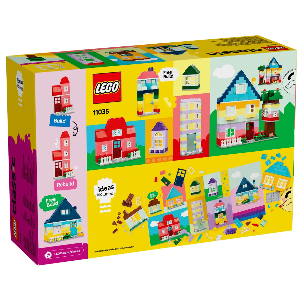 LEGO Classic Creative Houses Building Toy 11035 (1212 Pieces)