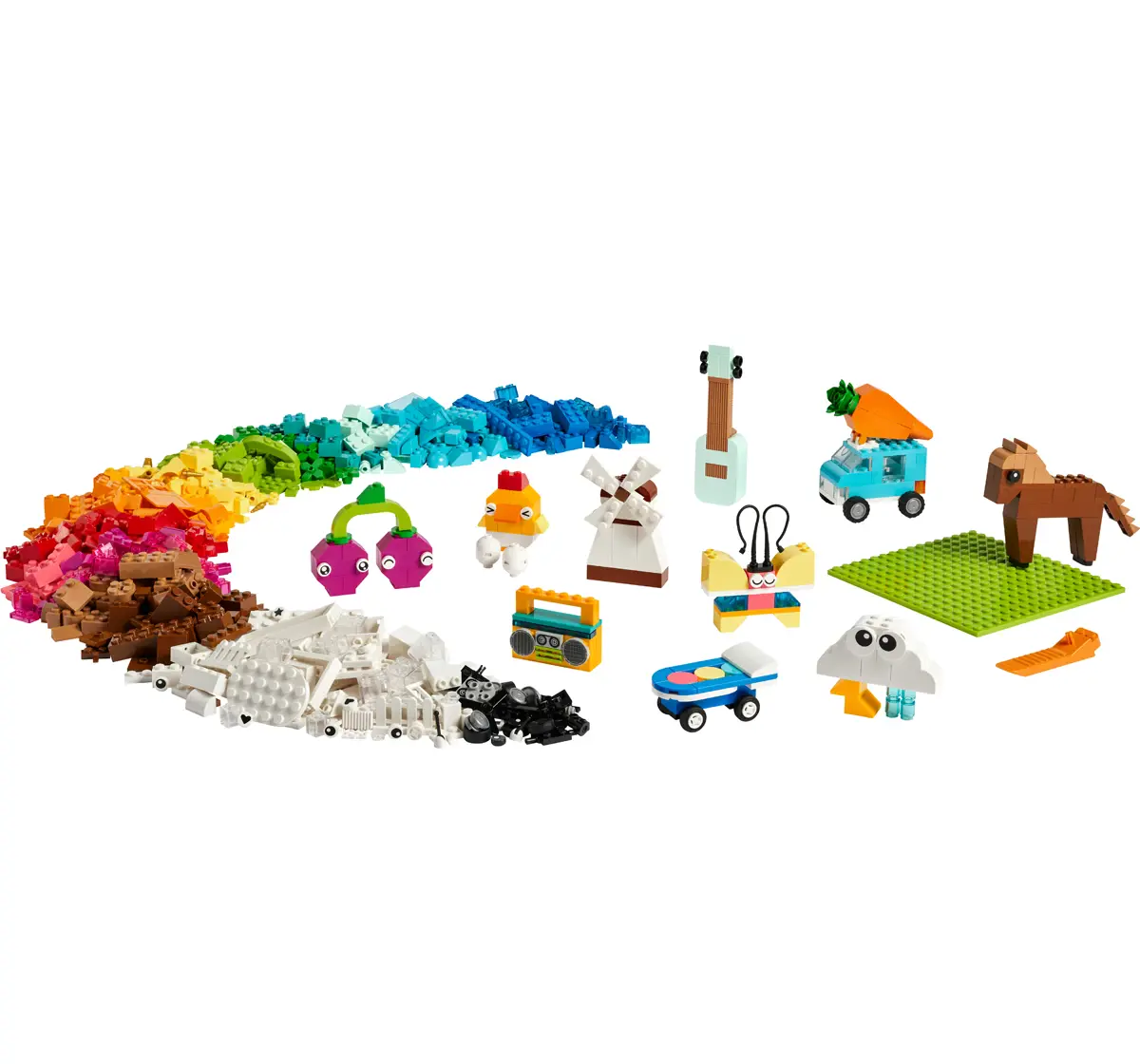 LEGO Classic Vibrant Creative Brick Box Toy Set 11038 (850 Pieces)