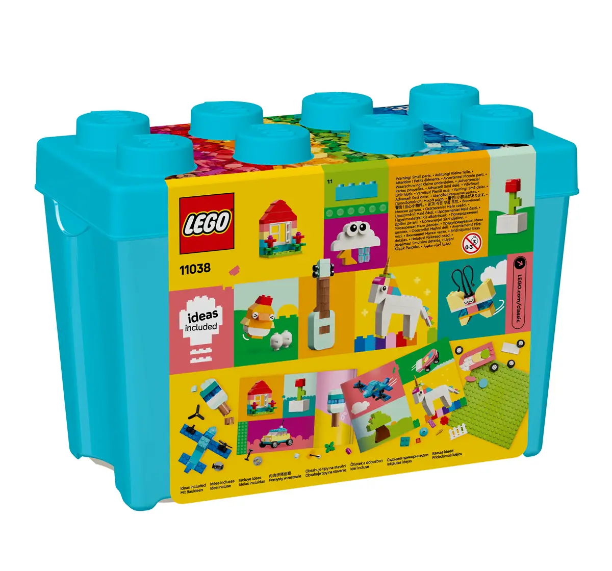 LEGO Classic Vibrant Creative Brick Box Toy Set 11038 (850 Pieces)