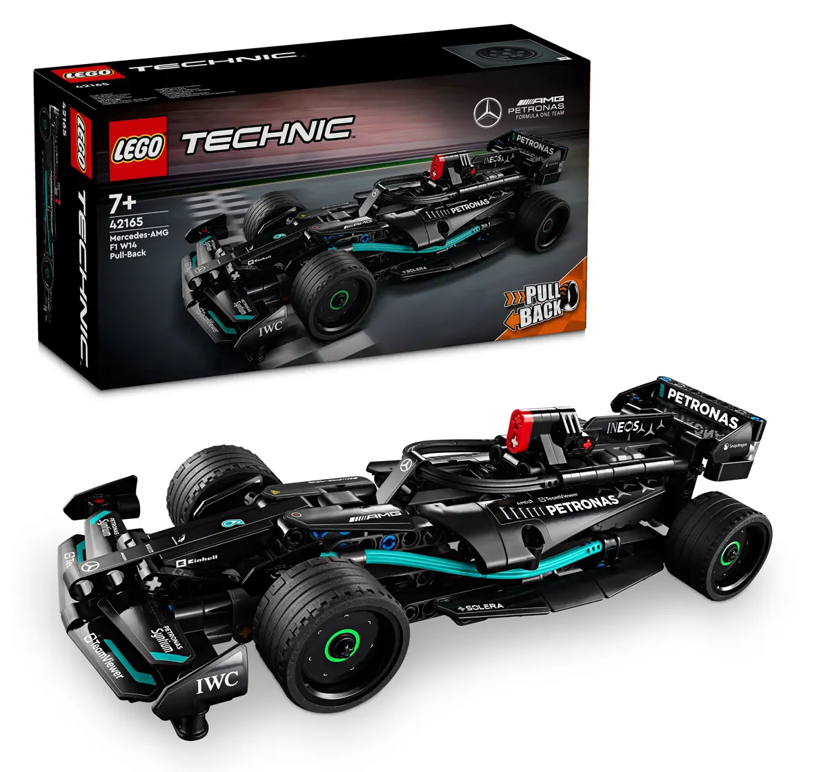 LEGO Technic Mercedes-AMG F1 W14 E Performance Pull-Back 42165 (240 Pieces)