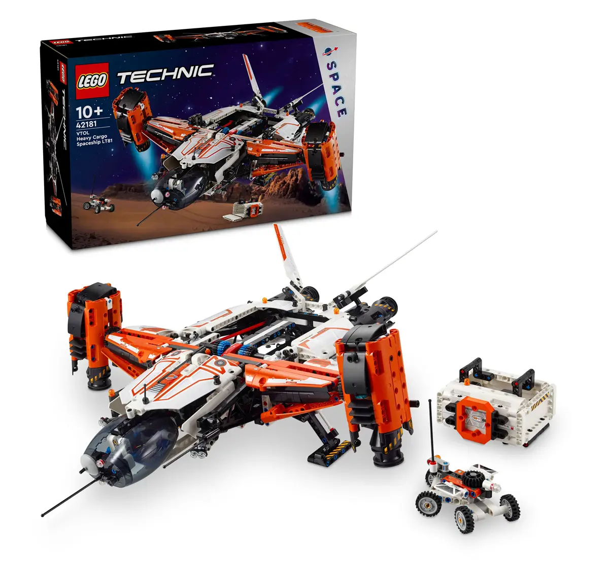 LEGO Technic VTOL Heavy Cargo Spaceship LT81 42181 (1212 Pieces)