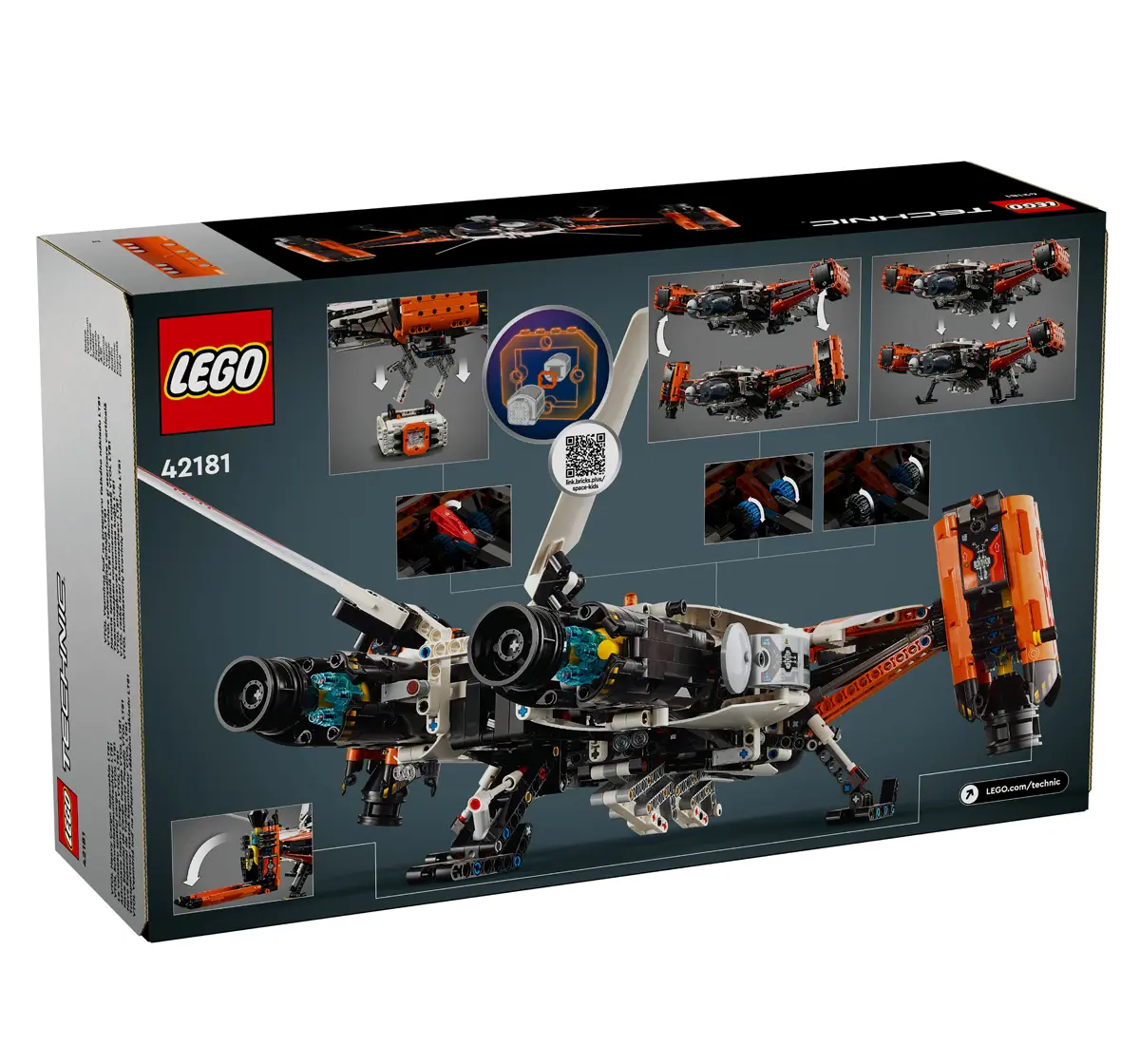 LEGO Technic VTOL Heavy Cargo Spaceship LT81 42181 (1212 Pieces)