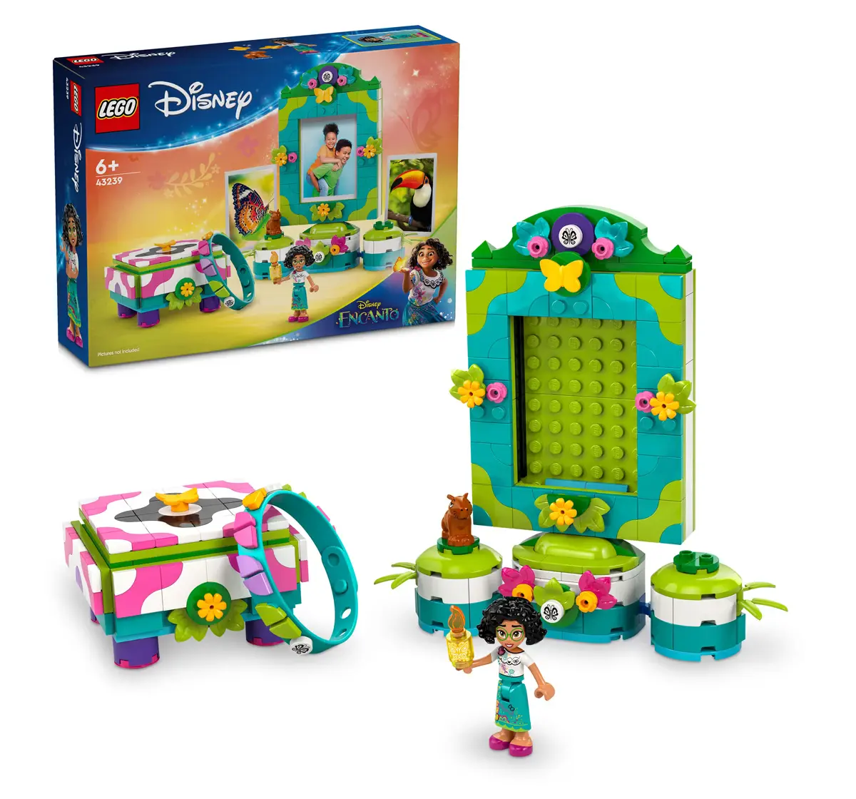 LEGO Disney Encanto Mirabels Photo Frame and Jewelry Box 43239 (334 Pieces)