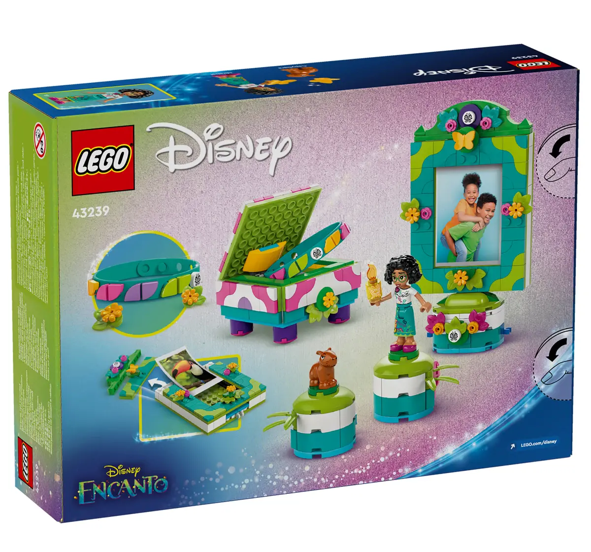 LEGO Disney Encanto Mirabels Photo Frame and Jewelry Box 43239 (334 Pieces)