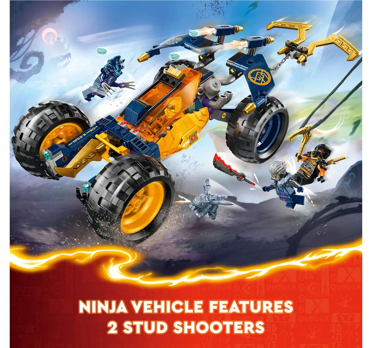 LEGO NINJAGO Arins Ninja Off-Road Buggy Car 71811 (267 Pieces)