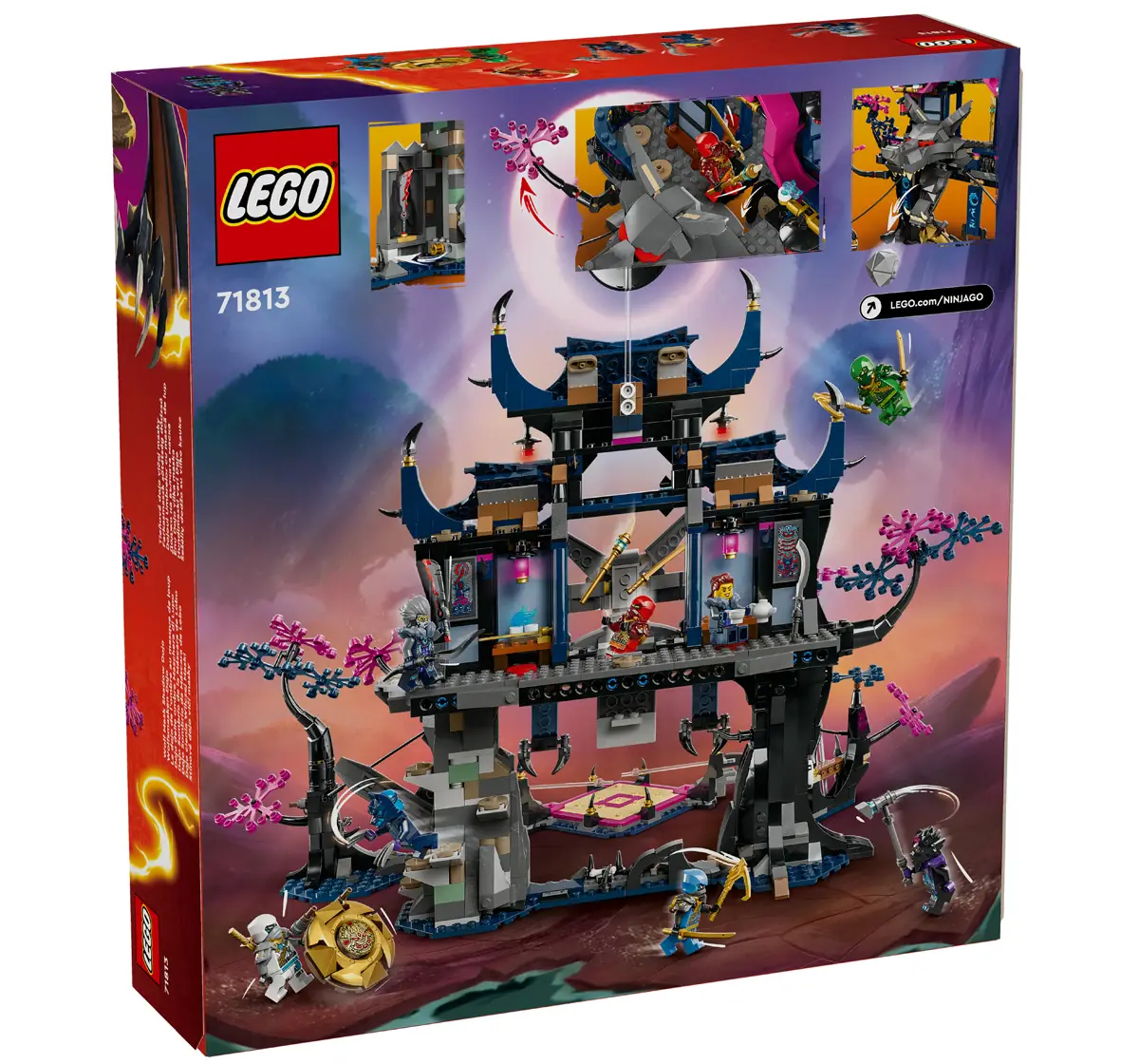 LEGO NINJAGO Wolf Mask Shadow Dojo Toy Set 71813 (1190 Pieces)