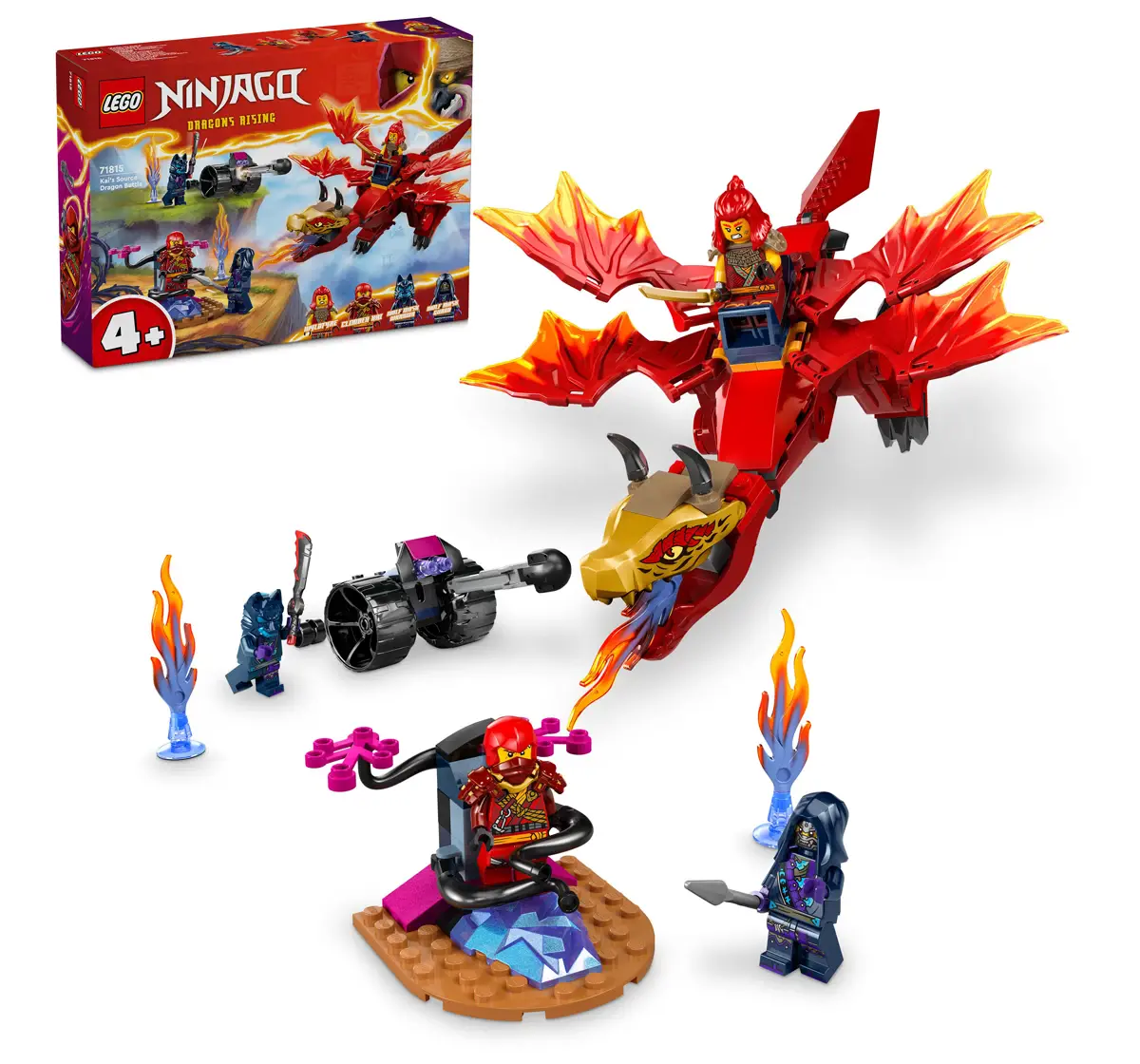 LEGO NINJAGO Kais Source Dragon Battle Set 71815 (1212 Pieces)