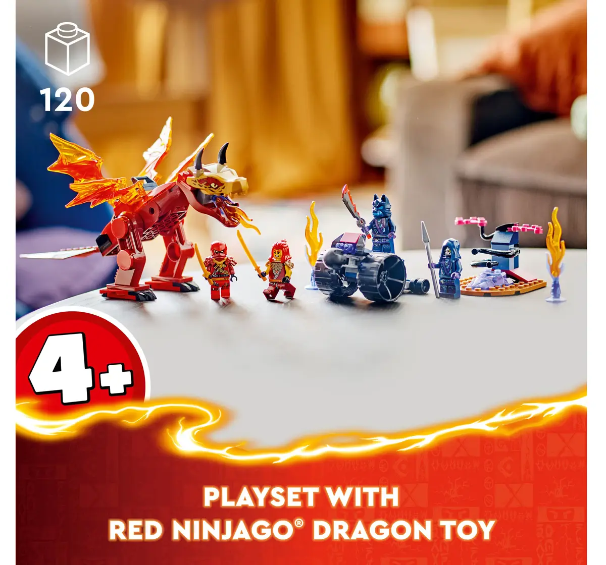 LEGO NINJAGO Kais Source Dragon Battle Set 71815 (1212 Pieces)