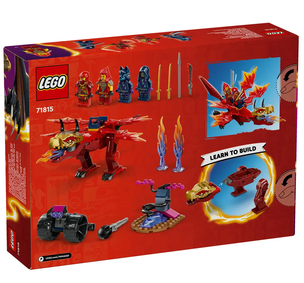 LEGO NINJAGO Kais Source Dragon Battle Set 71815 (1212 Pieces)