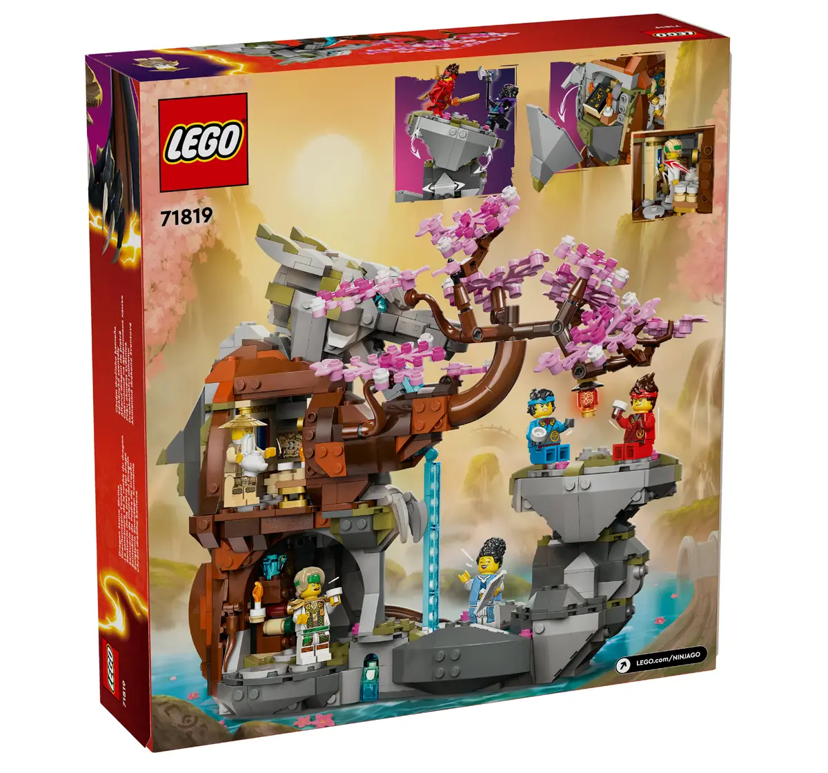 LEGO NINJAGO Dragon Stone Shrine Toy Set 71819 (1212 Pieces)