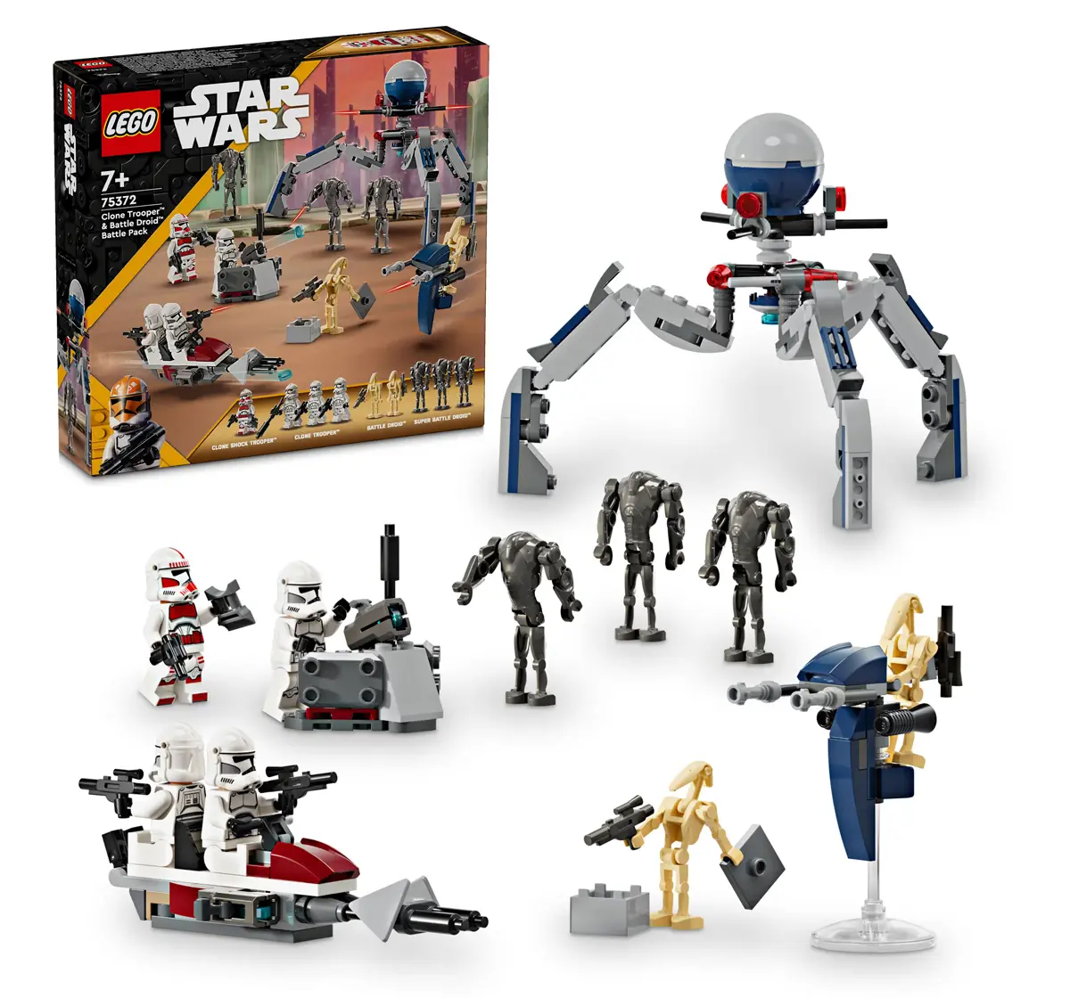 LEGO Star Wars Clone Trooper & Battle Droid Battle Pack 75372 (215 Pieces)