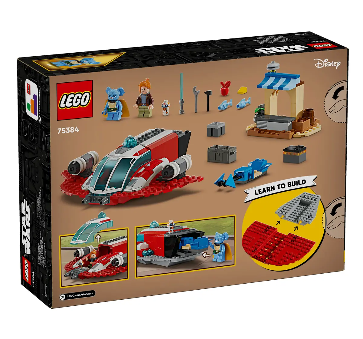LEGO Star Wars The Crimson Firehawk Set 75384 (136 Pieces)