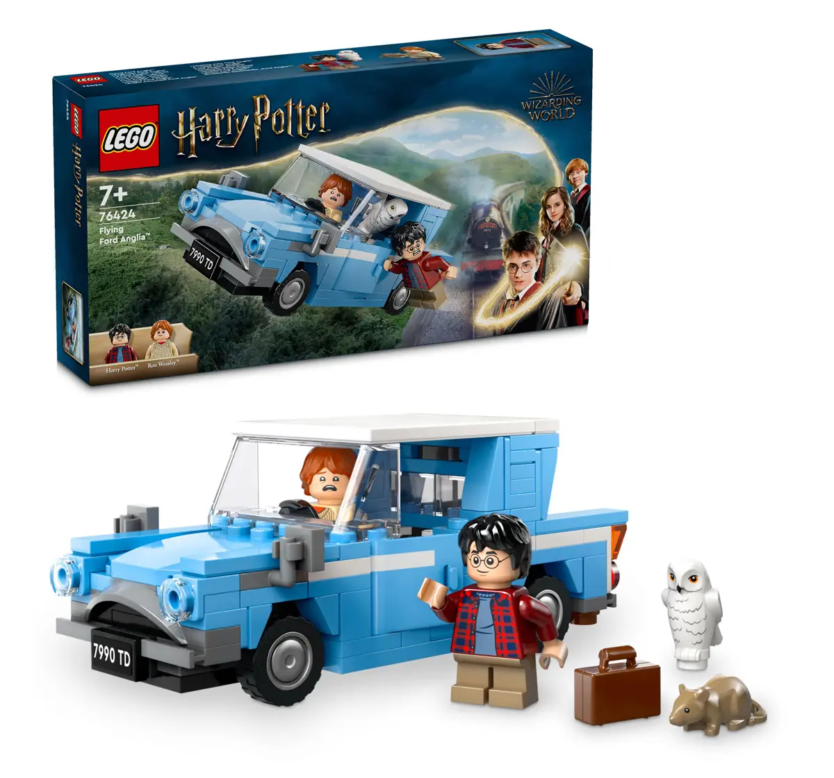 LEGO Harry Potter Flying Ford Anglia Car Toy 76424 (1212 Pieces)