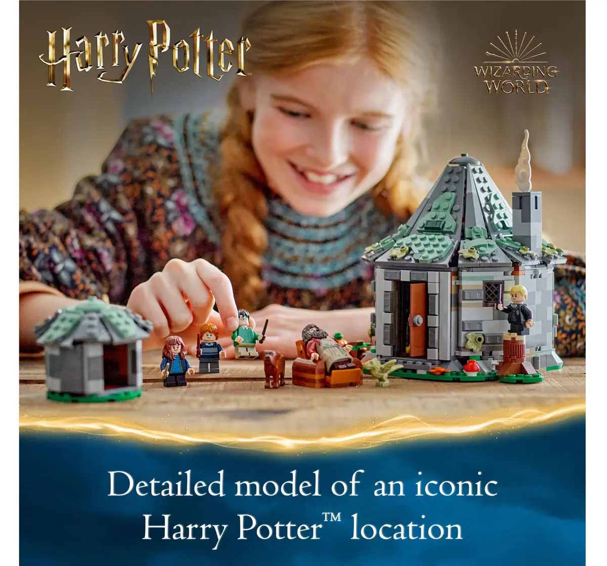 LEGO Harry Potter Hagrids Hut: An Unexpected Visit 76428 (896 Pieces)