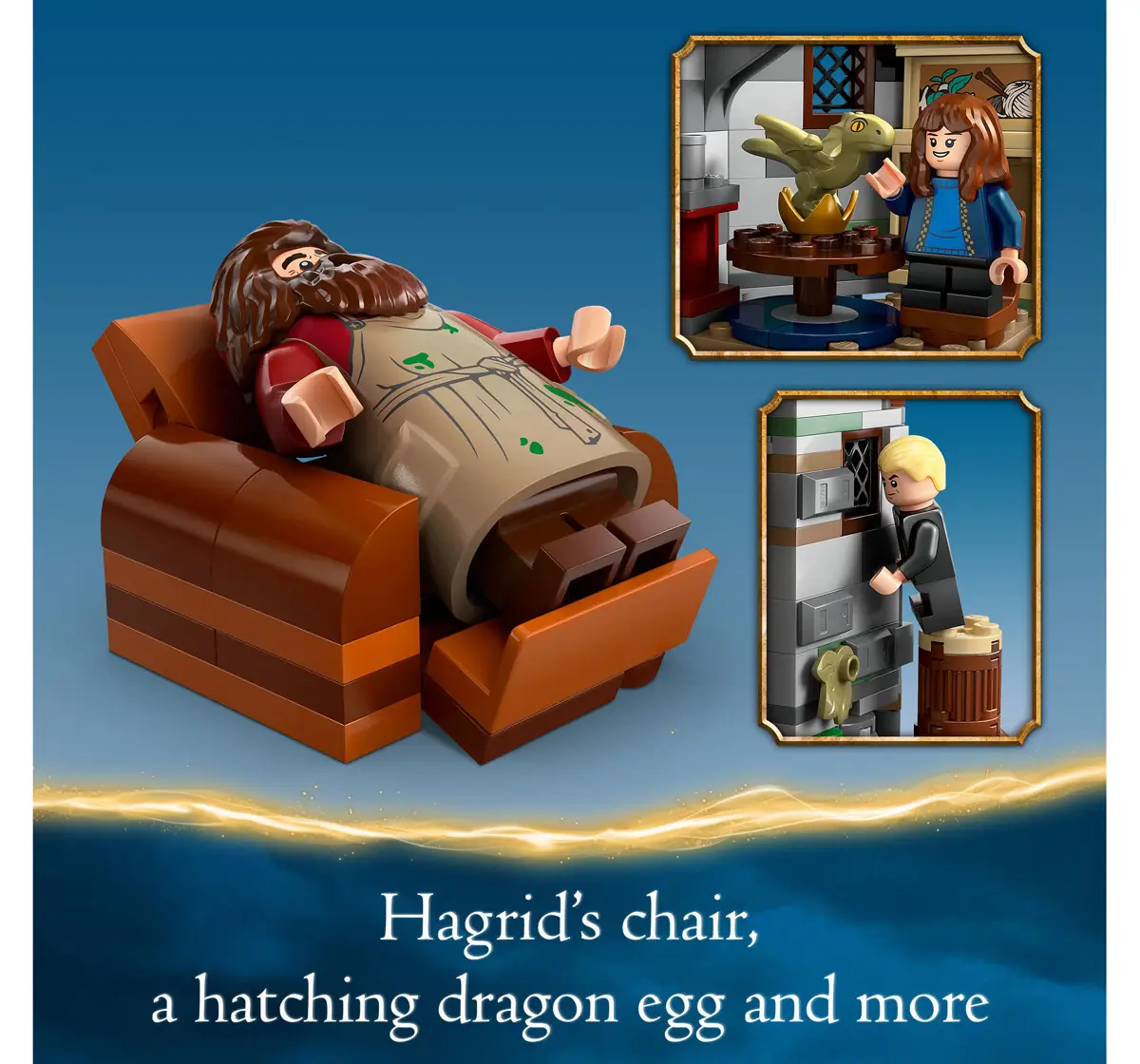 LEGO Harry Potter Hagrids Hut: An Unexpected Visit 76428 (896 Pieces)