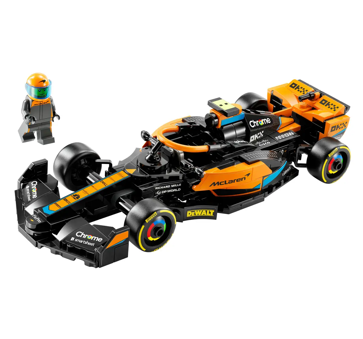 LEGO Speed Champions 2023 McLaren Formula 1 Race Car 76919 (245 Pieces)