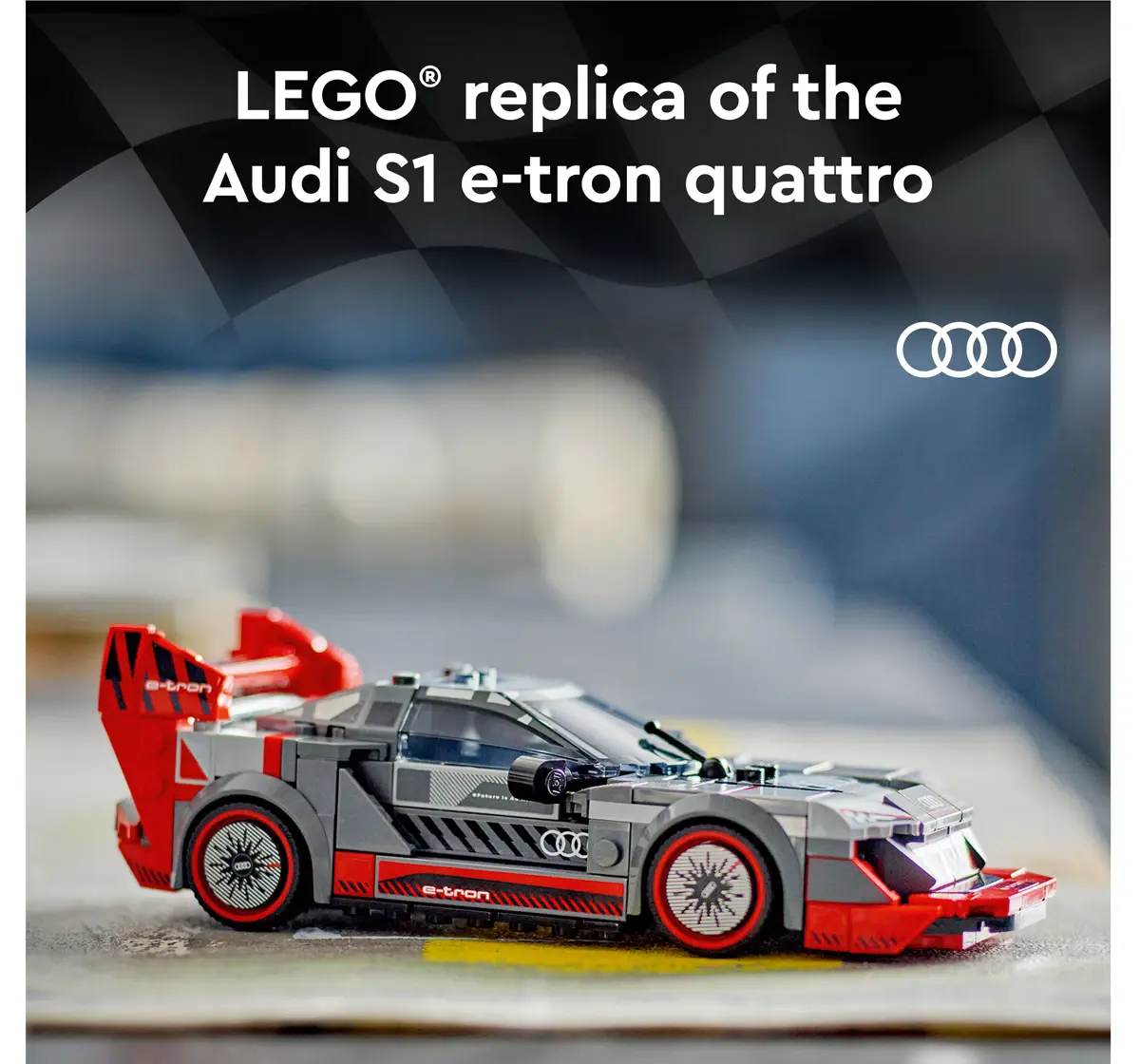 LEGO Speed Champions Audi S1 e-tron quattro Race Car 76921 (274 Pieces)