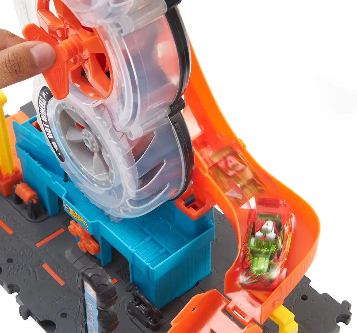 Hot Wheels City Super Twist Tire Shop, 4Y+