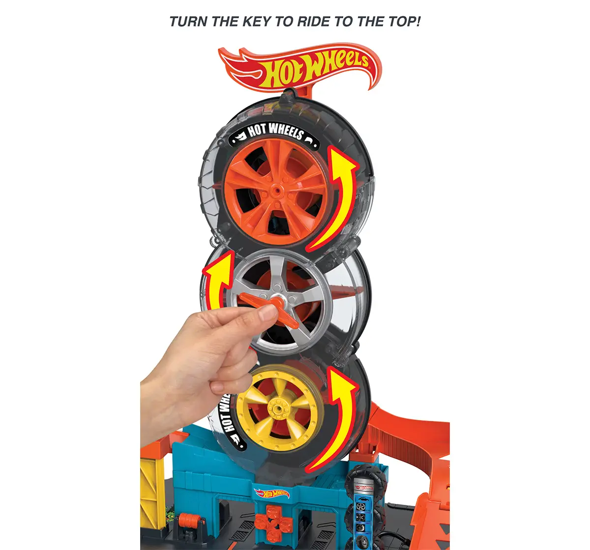 Hot Wheels City Super Twist Tire Shop, 4Y+