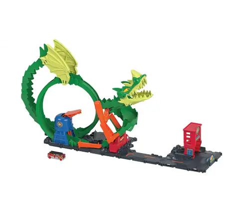 Hot Wheels Dragon Drive Firefight,Boys,5Y+,Multicolour
