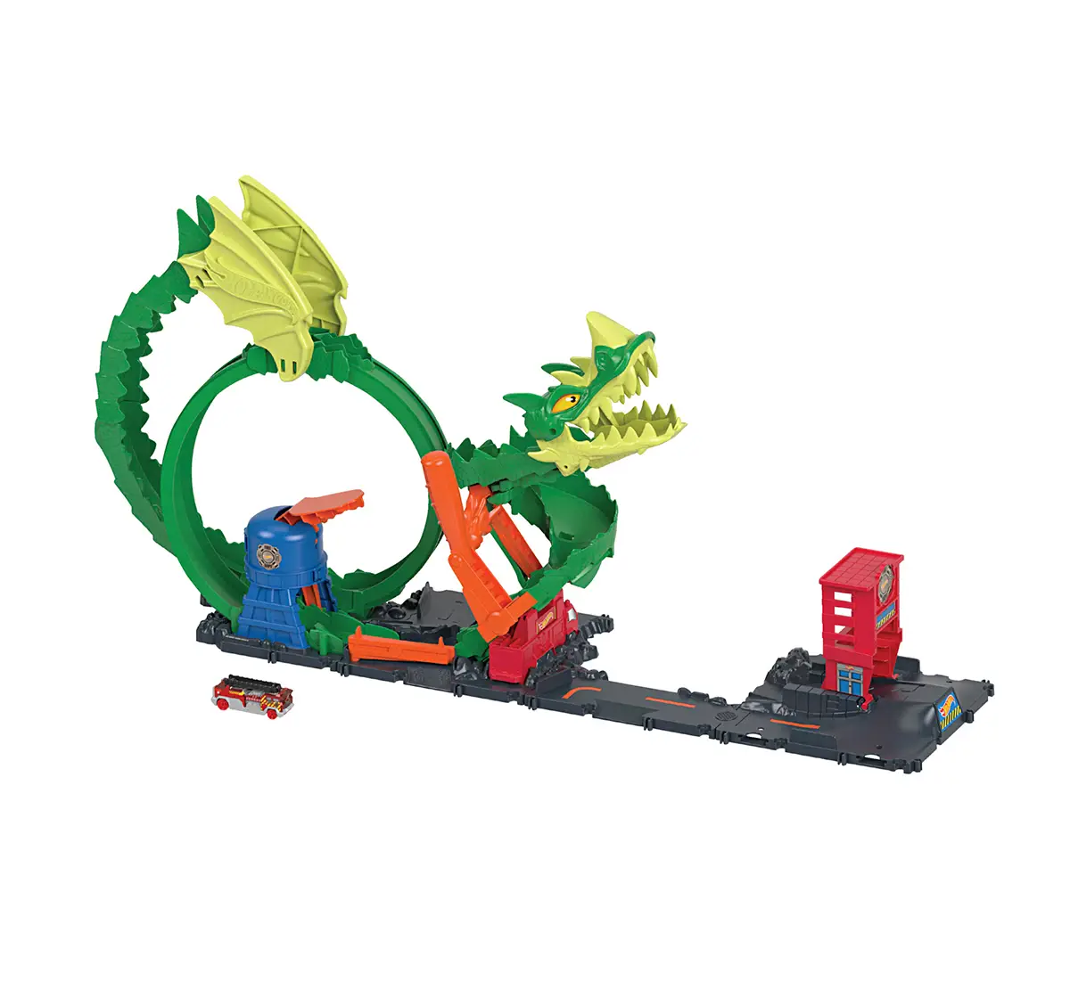 Hot Wheels Dragon Drive Firefight,Boys,5Y+,Multicolour