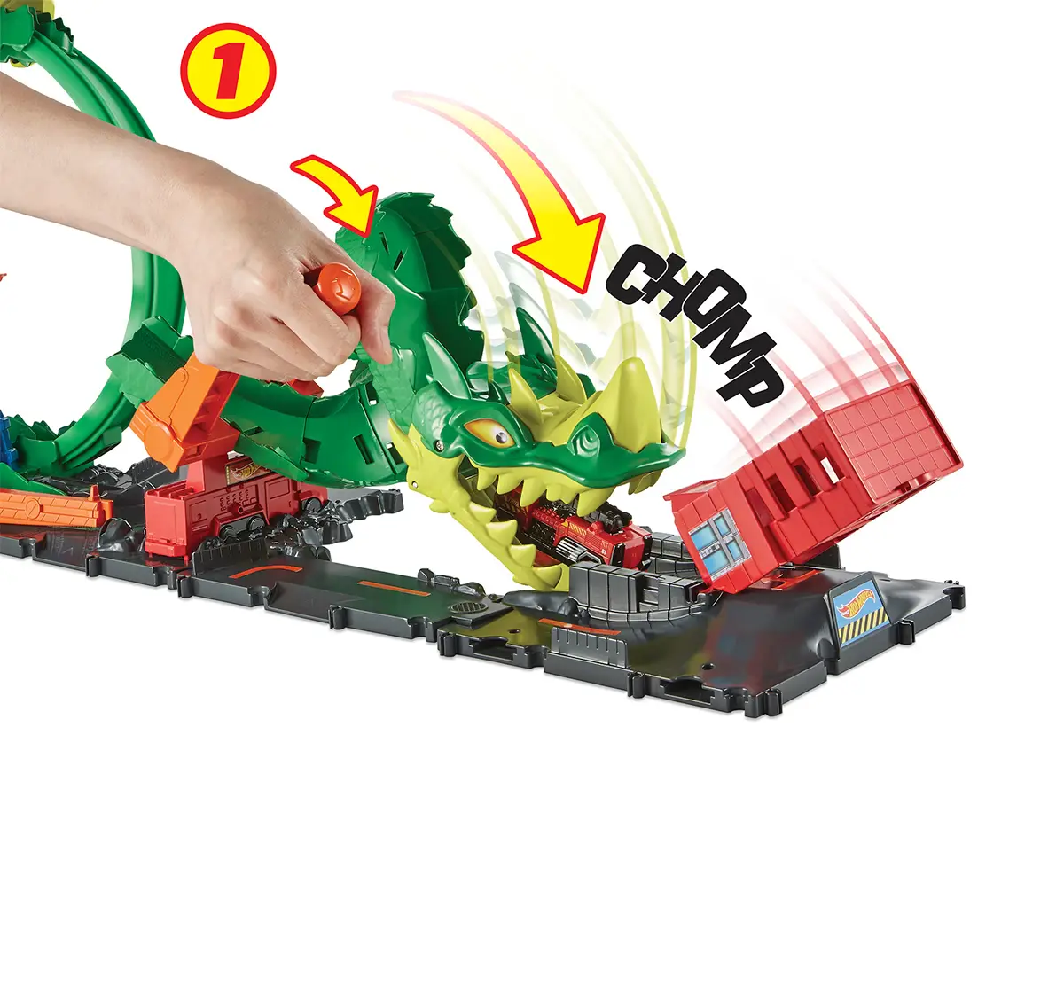 Hot Wheels Dragon Drive Firefight,Boys,5Y+,Multicolour