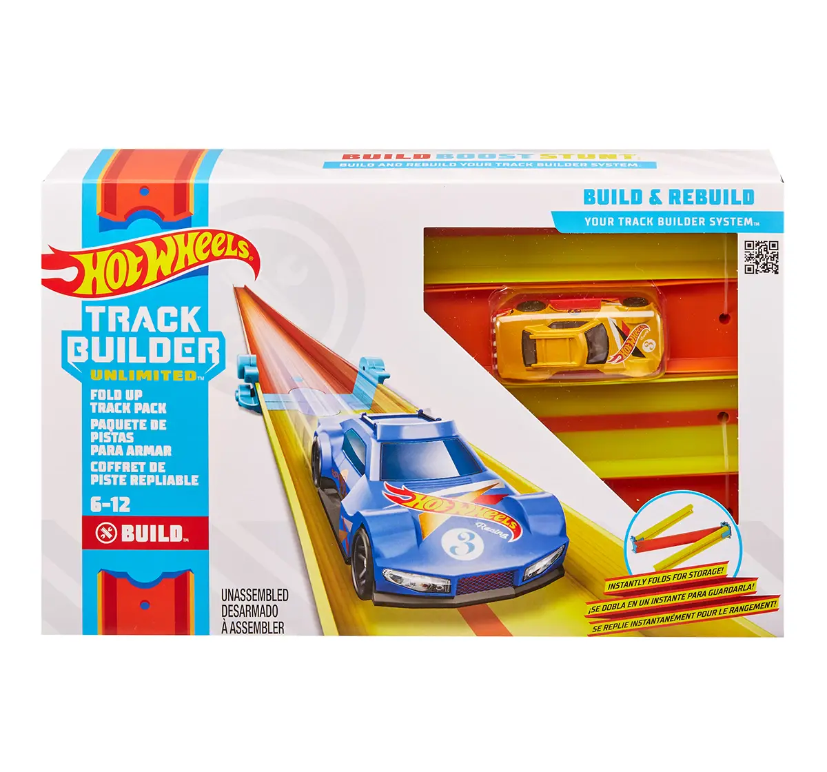 Hot Wheels Trackbuilder Unlimited Builder Assortment,Boys,4Y+,Multicolour