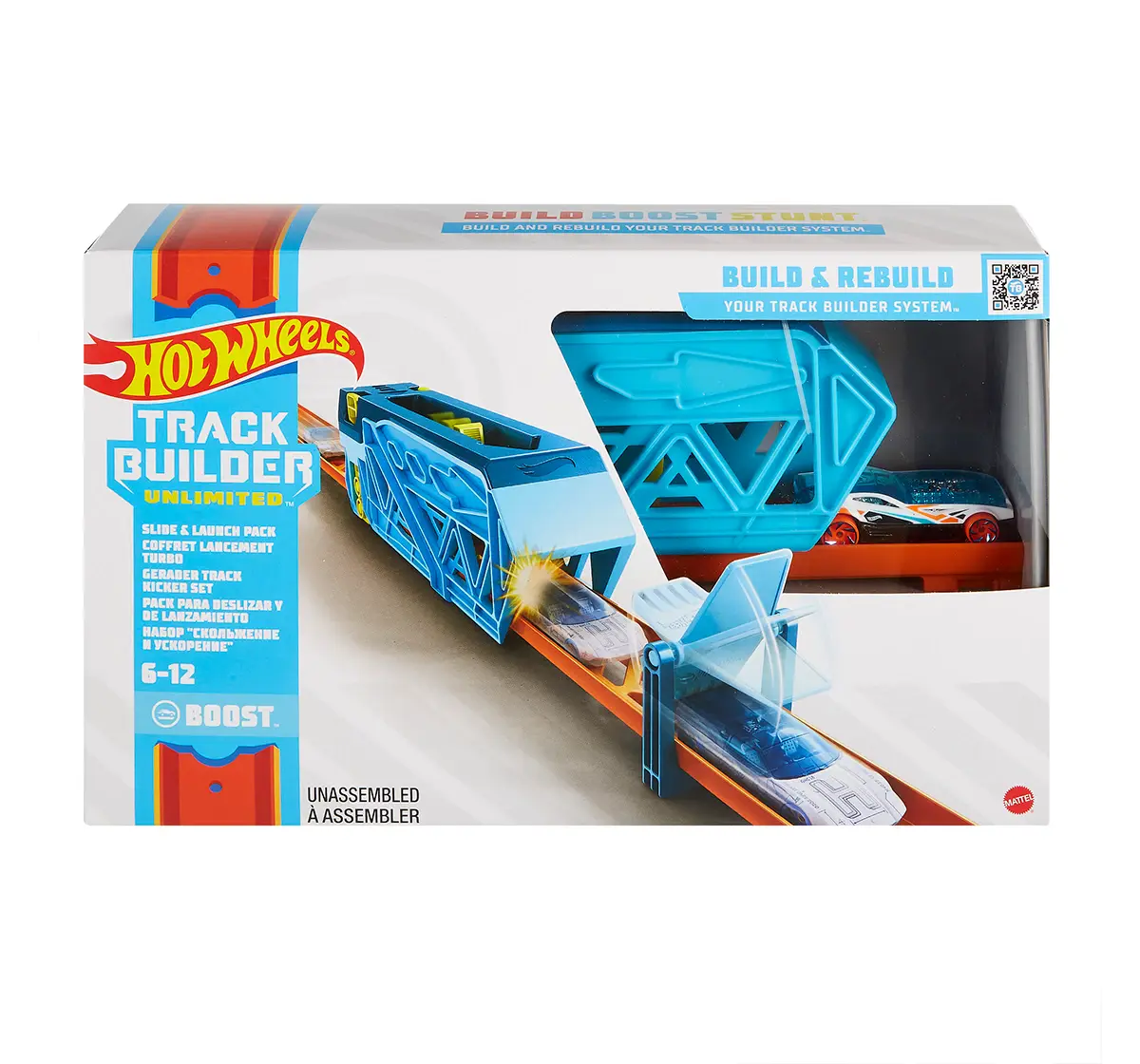 Hot Wheels Trackbuilder Unlimited Builder Assortment,Boys,4Y+,Multicolour