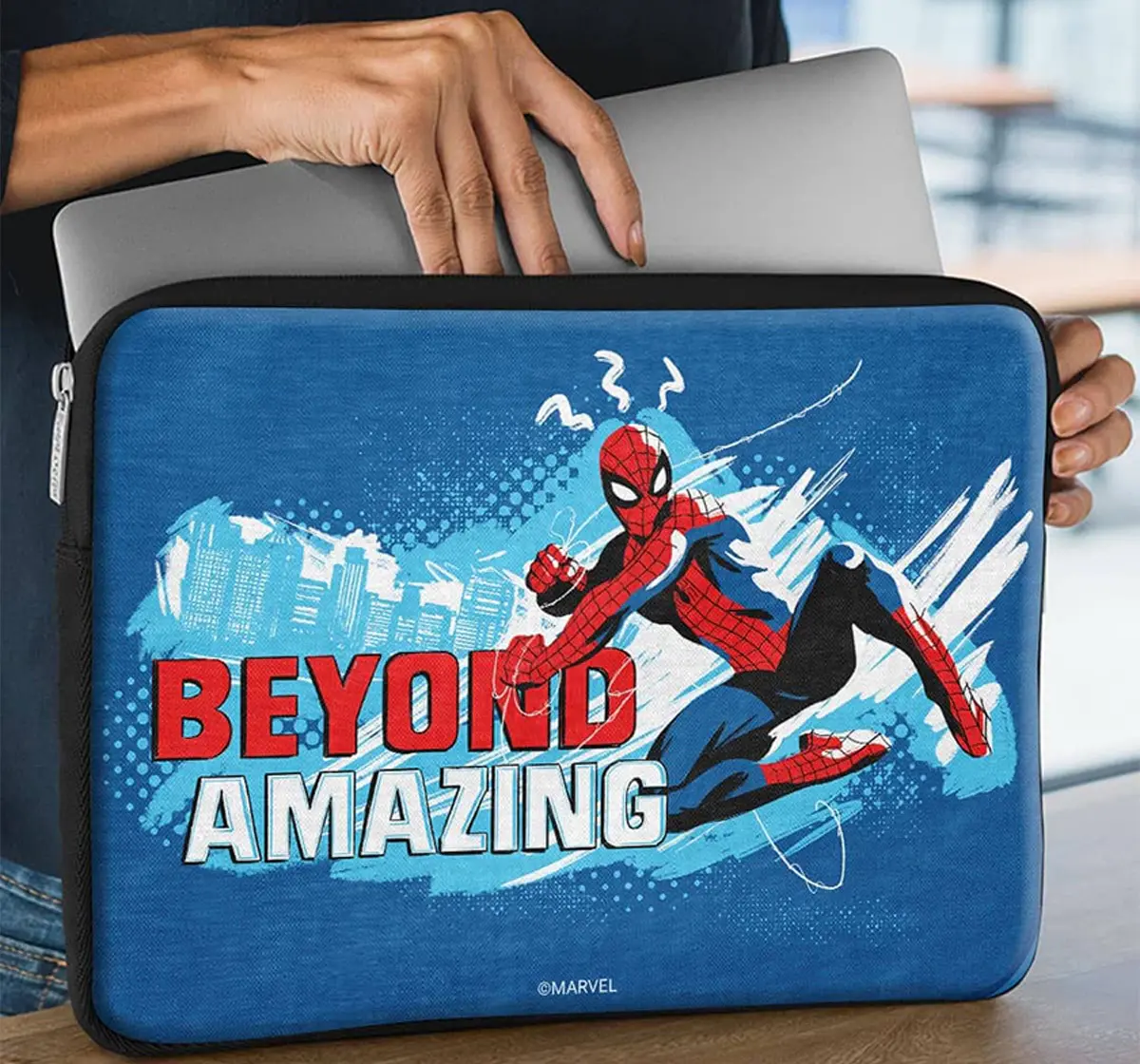 Macmerise Beyond Amazing Spider Man Laptop Sleeve 15 Inches, 6Y+