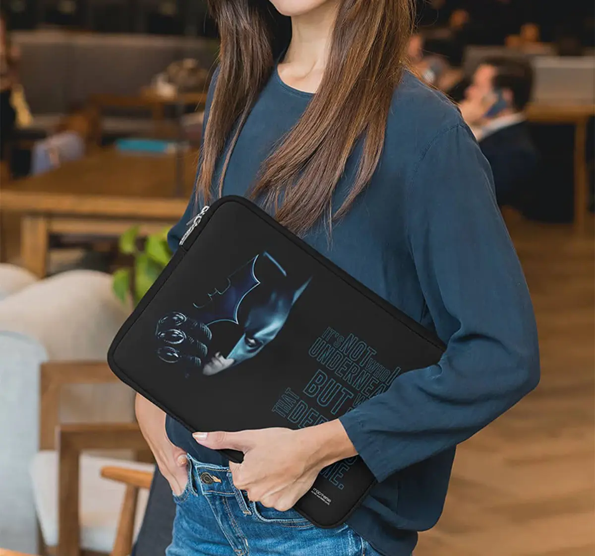 Macmerise Being Batman Laptop Sleeve 13 Inches, 6Y+