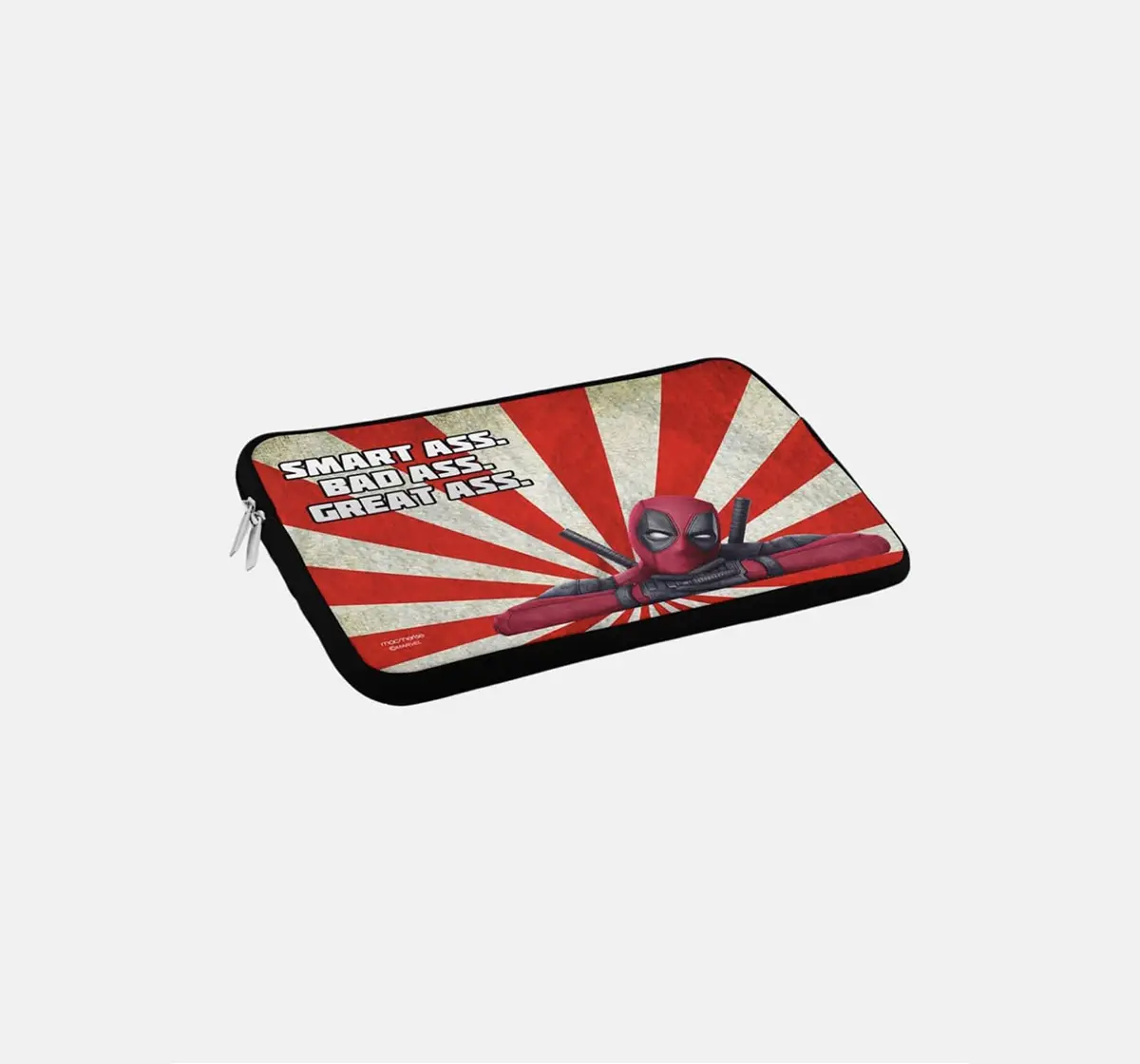 Macmerise Smart Ass Deadpool Laptop Sleeve 13 Inches, 6Y+