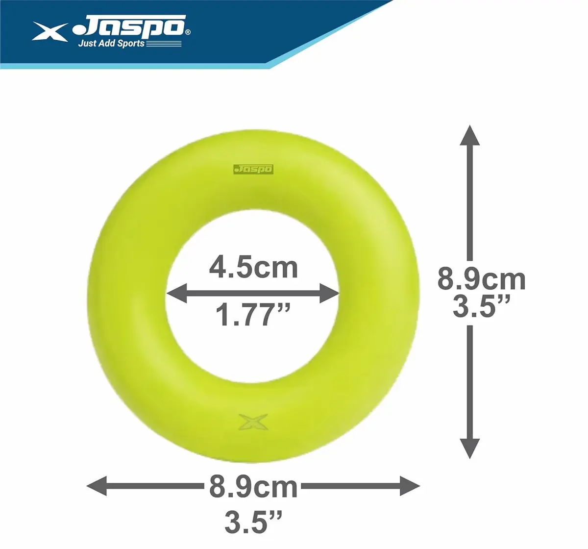 Jaspo Hand Grip Band for Warmup Training and Stretching, Yellow, 10Y+