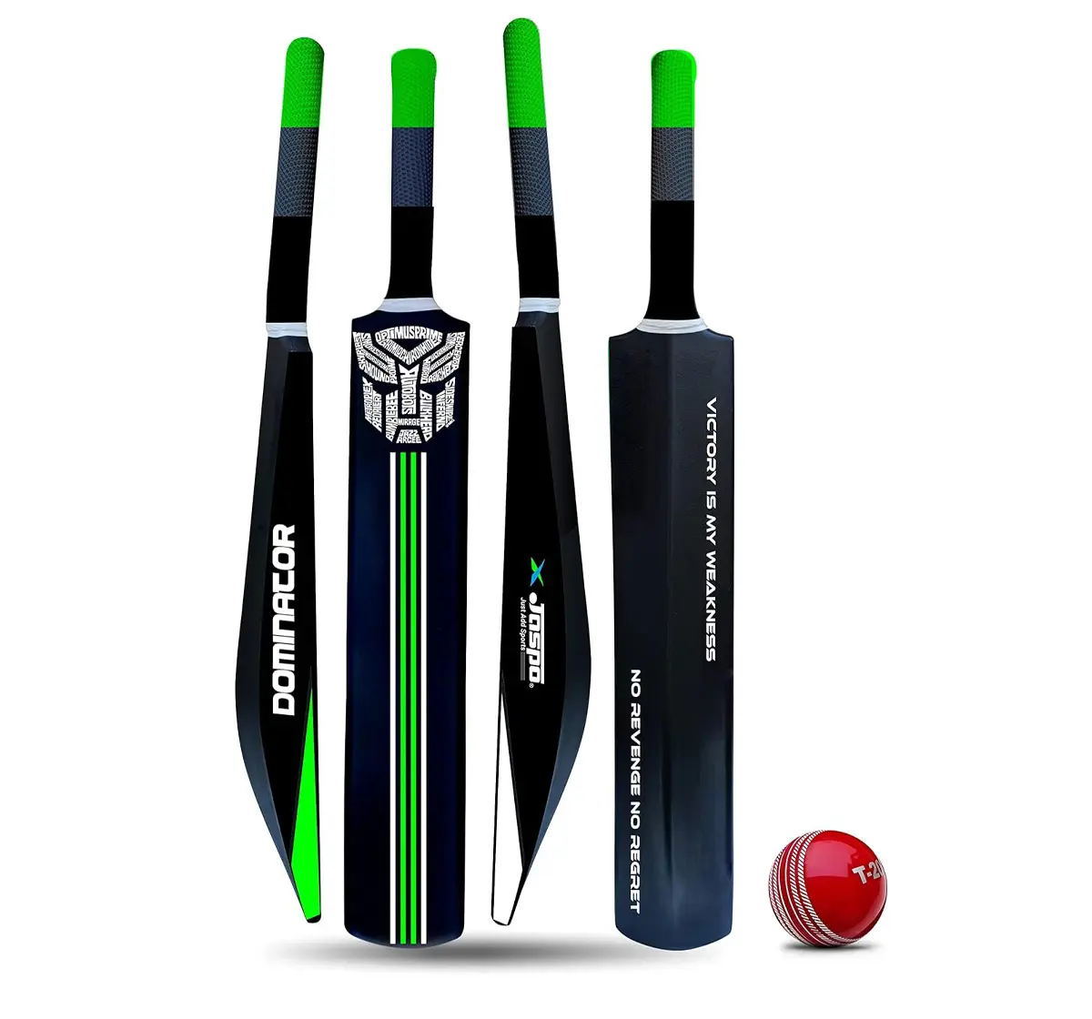 Jaspo Dominator Senior Plastic Cricket Full Size Bat, 34 X 4.5 Inch, 8 to 25 Years