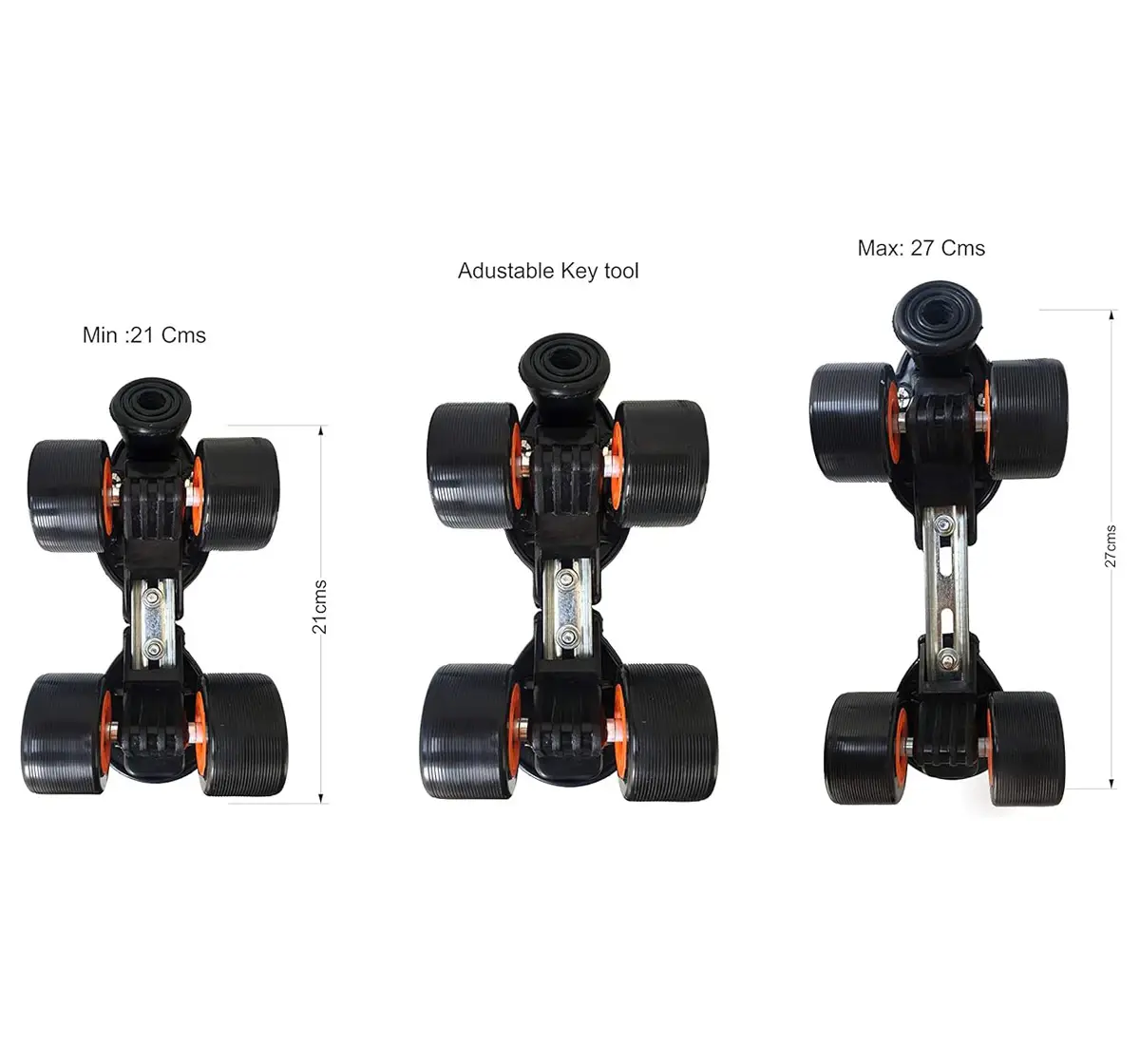 Jaspo Insane Pro Adjustable Roller Blade Speedwheel Skates, 6 to 14 Years