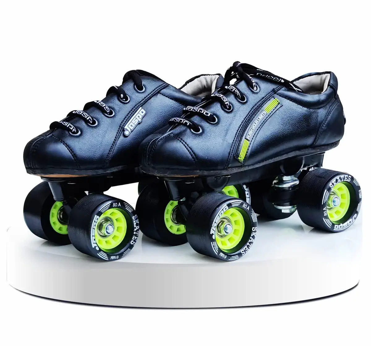 Jaspo Sprint Pro 10 Quad Shoes Fixed Body Roller Skates For Beginners, UK1, 21.8 Cms, 7 to 8 years