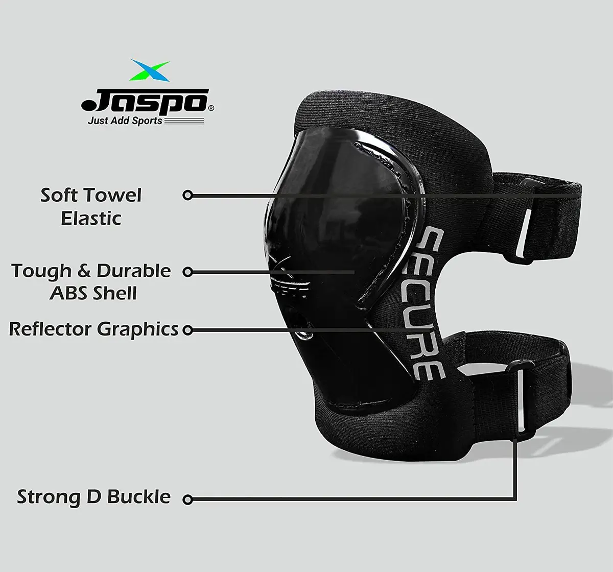Jaspo Sturdy Sx4 Adjustable Multisport Helmet & Other Accessories For Skateboarding, Skating & Cycling, Large, Blue, 4 to 10 Years
