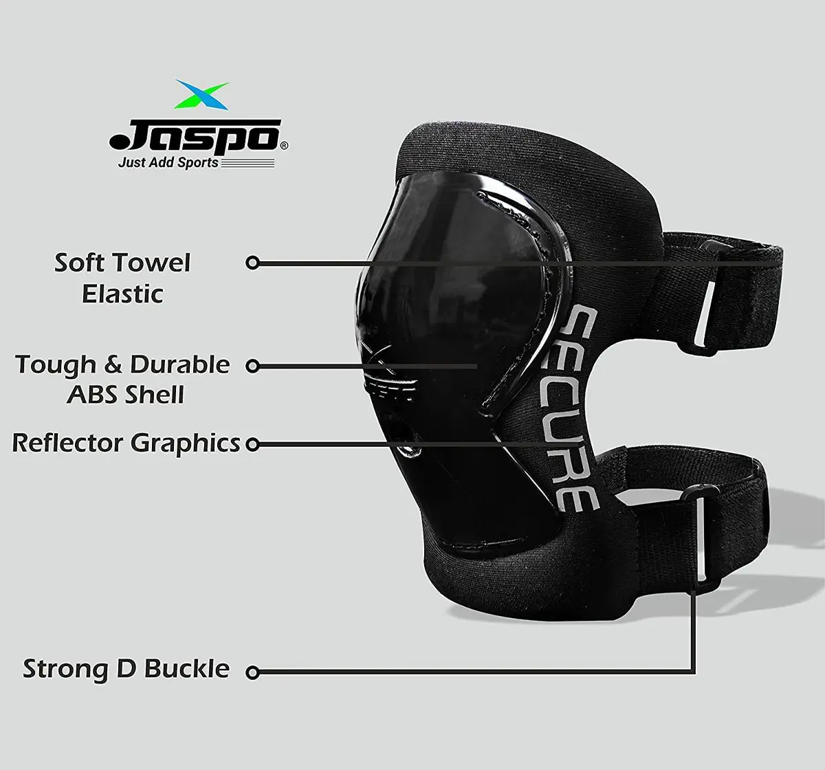 Jaspo Sturdy Sx4 Adjustable Multisport Helmet & Other Accessories For Skateboarding, Skating & Cycling, Large, Green, 4 to 14 Years