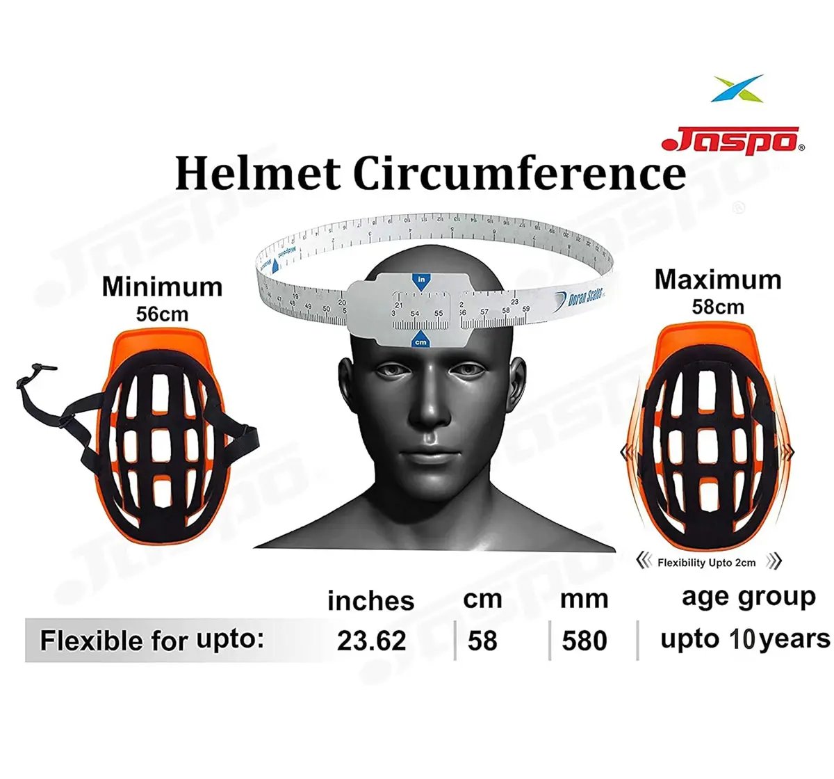 Jaspo Sturdy Sx4 Adjustable Multisport Helmet & Other Accessories For Skateboarding, Skating & Cycling, Medium, Cyan, 4 to 14 Years